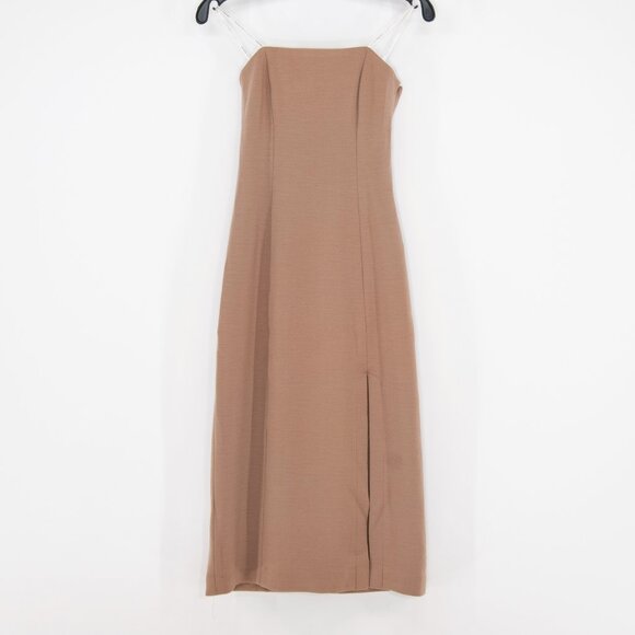 Vintage Susan Lazar Wool Strapless Maxi Dress – Size 2 - Picture 1 of 5